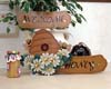 Bee hive welcome sign